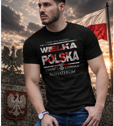 KOSZULKA WIELKA POLSKA CZEŚĆ I CHWAŁA